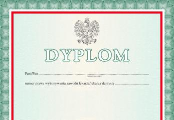  Dyplomy uniwersytetów, świadectwa idealne repliki