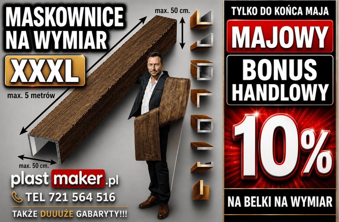 BONUS HANDLOWY 10 procent - tylko w maju 