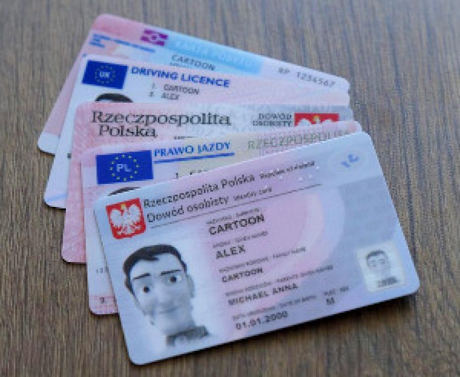 Dokumenty kolekcjonerskie. Dowód osobisty.