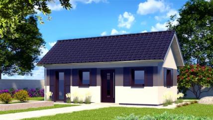 Domek drewniany całoroczny letniskowy 4,8m/7,2m 15