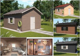 Domek Letniskowy Drewniany Całoroczny 4m/6m 15mm