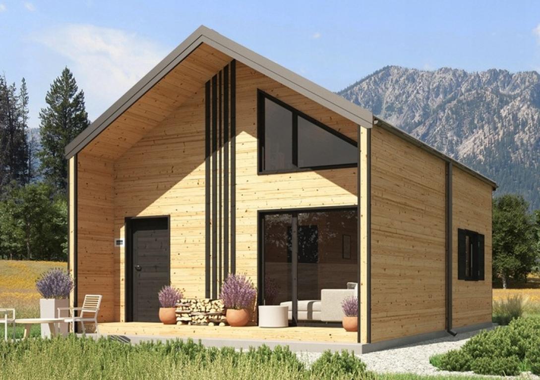 Drewniany Domek 5×8 m Całoroczny – Wytrzymała Kons