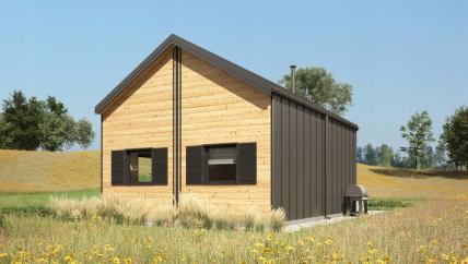 Drewniany Domek 5×8 m Całoroczny – Wytrzymała Kons