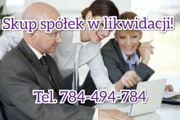 Kupimy spółki ze stratą finansową. Tel. 784-494-78