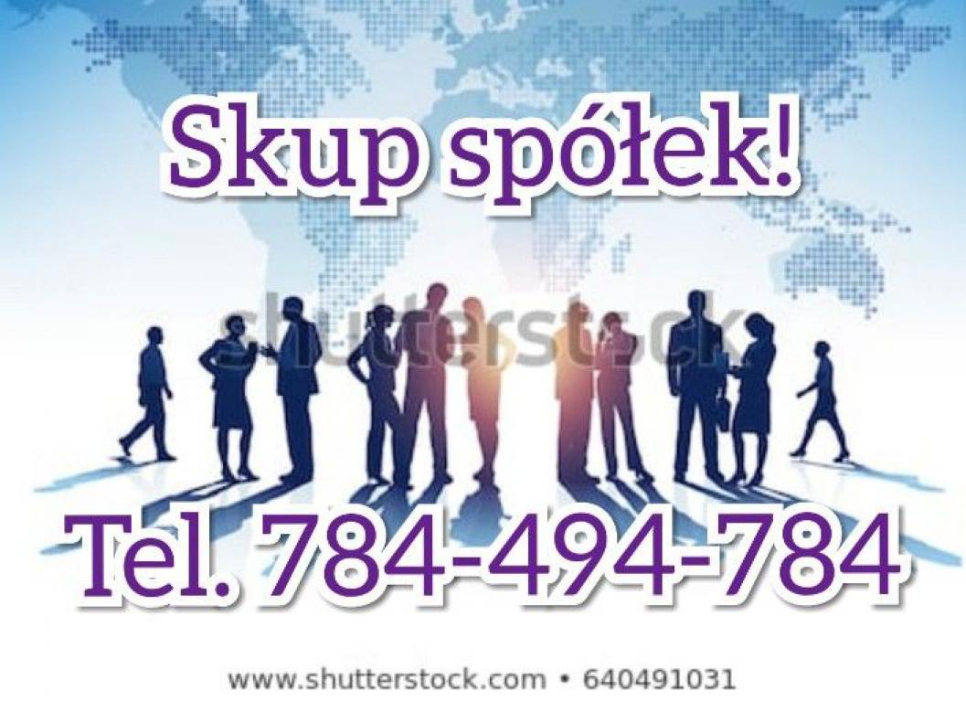 Kupimy spółki ze stratą finansową. Tel. 784-494-78