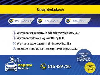 naprawa liczników BMW