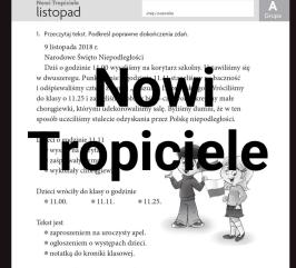 Nowi Tropiciele klasy 1,2 i 3