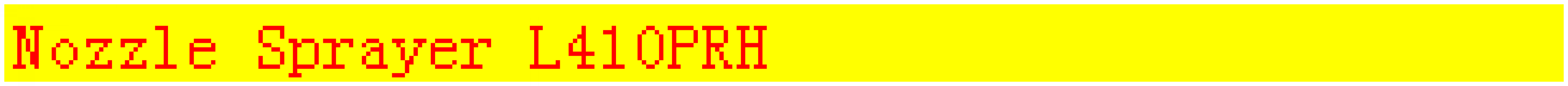 Nozzle Sprayer G3S53  Nozzle Sprayer L410PRH