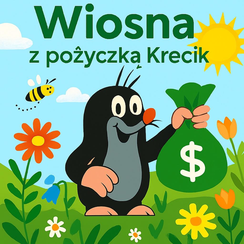 Pożyczka Krecik na Wiosnę – szybka gotówka bez BIK