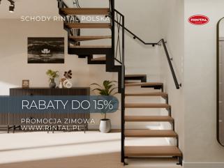 Promocja -15% na schody z balustradami i montażem