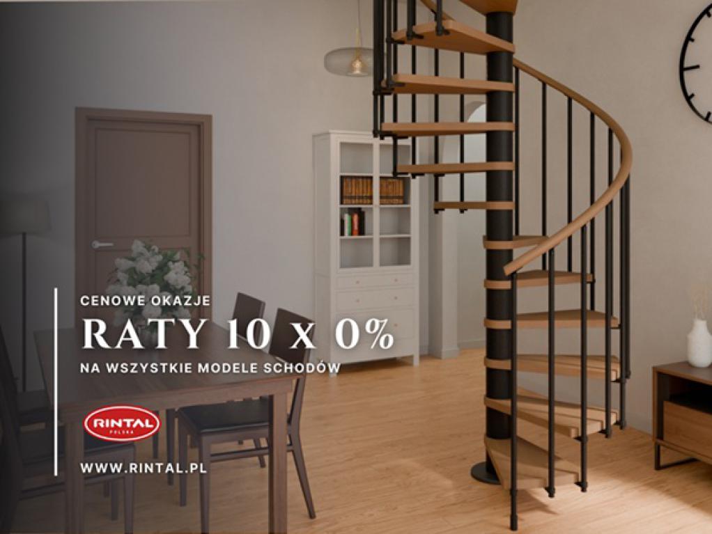 Schody na raty 10 × 0% - piękno i jakość dostępne 