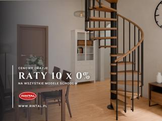 Schody na raty 10 × 0% - piękno i jakość dostępne 