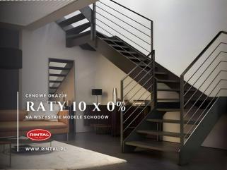 Schody na raty 10 × 0% - piękno i jakość dostępne 