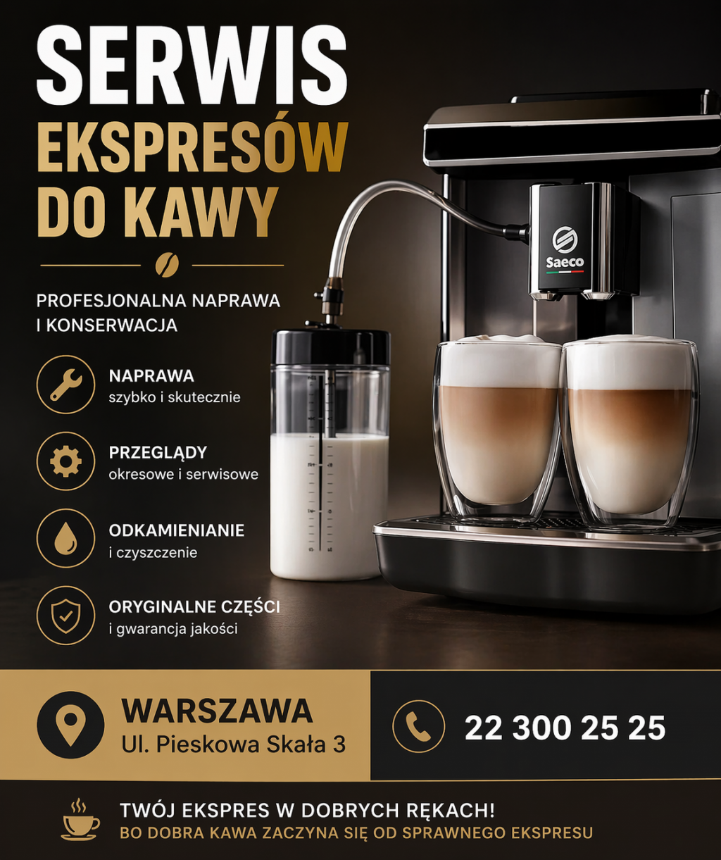 Serwis Warszawa  De'Longhi, Krups, Saeco, Philips 