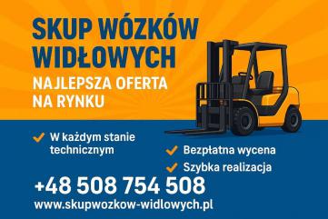 Skup wózków widłowych Krosno /Całe Podkarpackie 