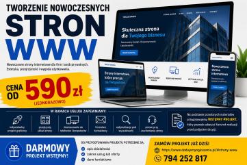 Tanie strony WWW od 590 PLN  