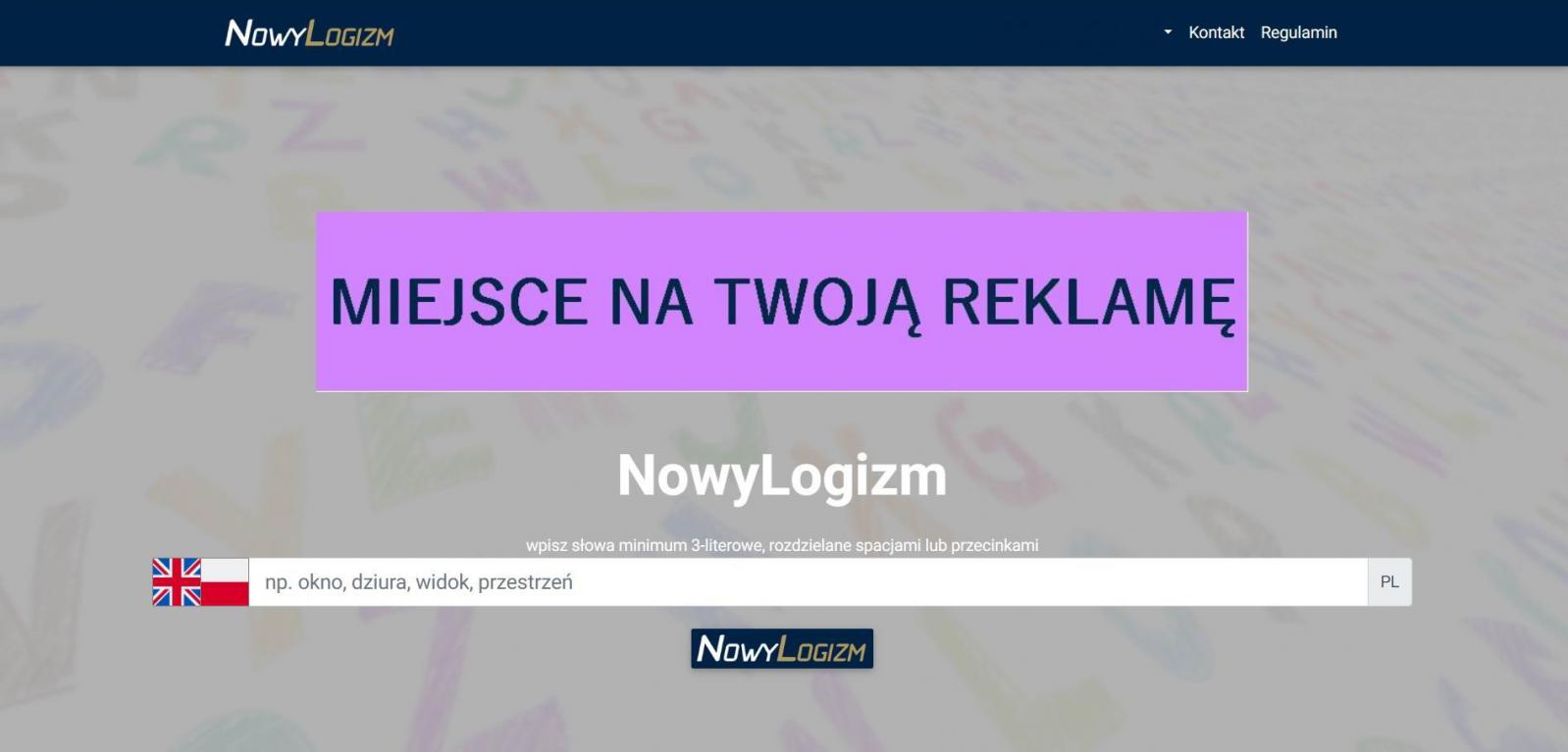 www.nowylogizm.pl baner reklamowy reklama www