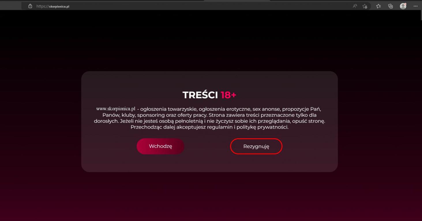 www.skorpionica.pl domena na sprzedaz ogloszenia